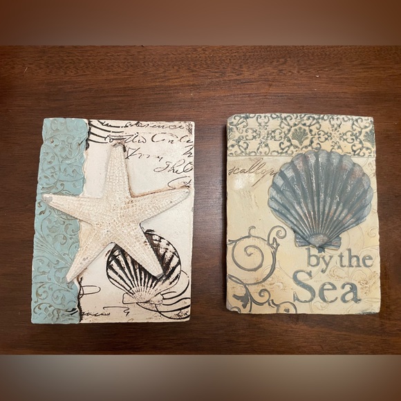 unbranded Other - Coastal Starfish and Seashell Wall Decor Set